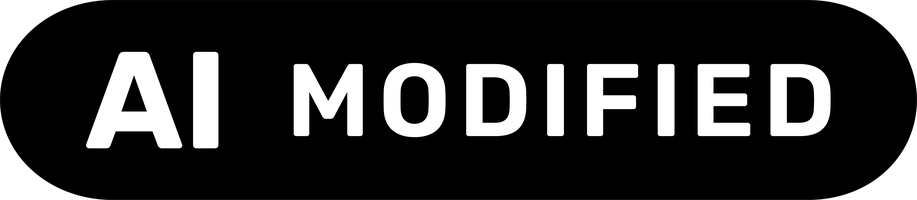 Das EU-Icon AI MODIFIED für mit KI veränderte Inhalte.